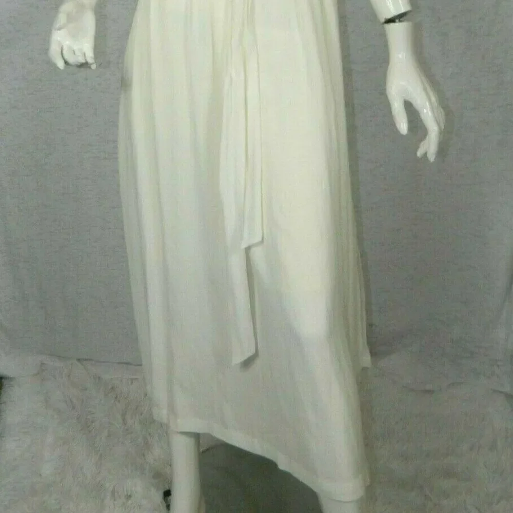 ‎Madewell Maxi Dress White Sheer Panels Medium - Picture 7 of 8